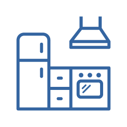 Blue Kitchen Icon